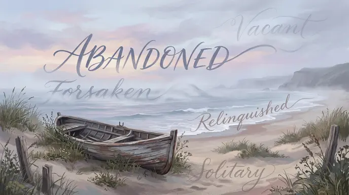 Synonyms for Abandoned